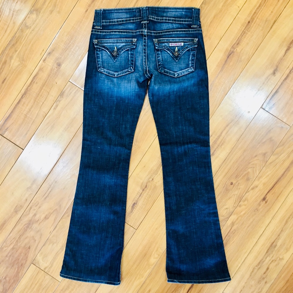 Hudson boot cut denim blue jeans